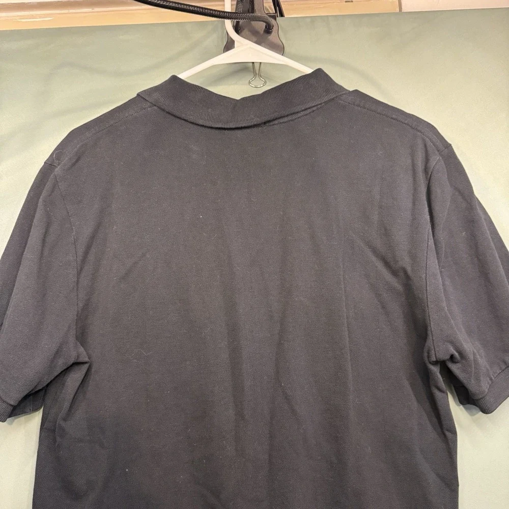 Vintage Polo Ralph Lauren Black Pony Classic Fit Cotton Polo Shirt XL